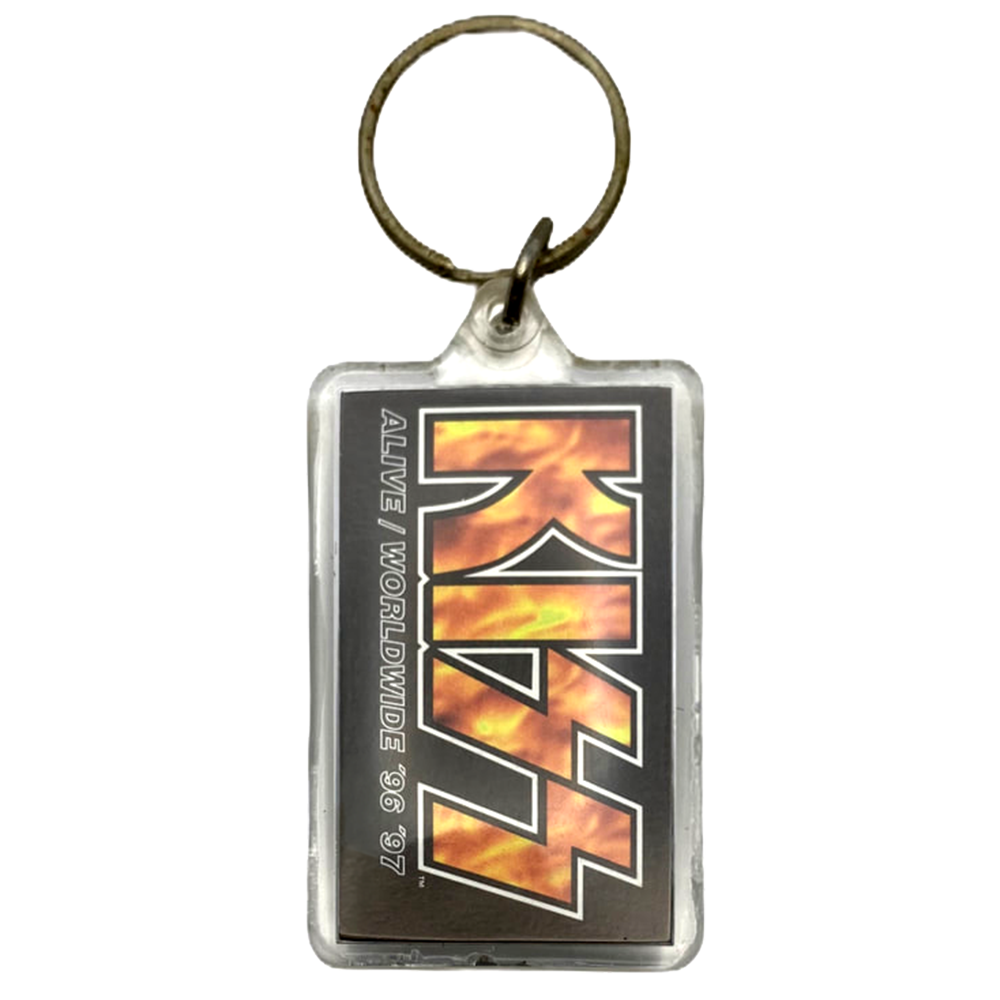 KISS Alive Worldwide ’96 ’97 Keychain Schlüsselanhänger 455785