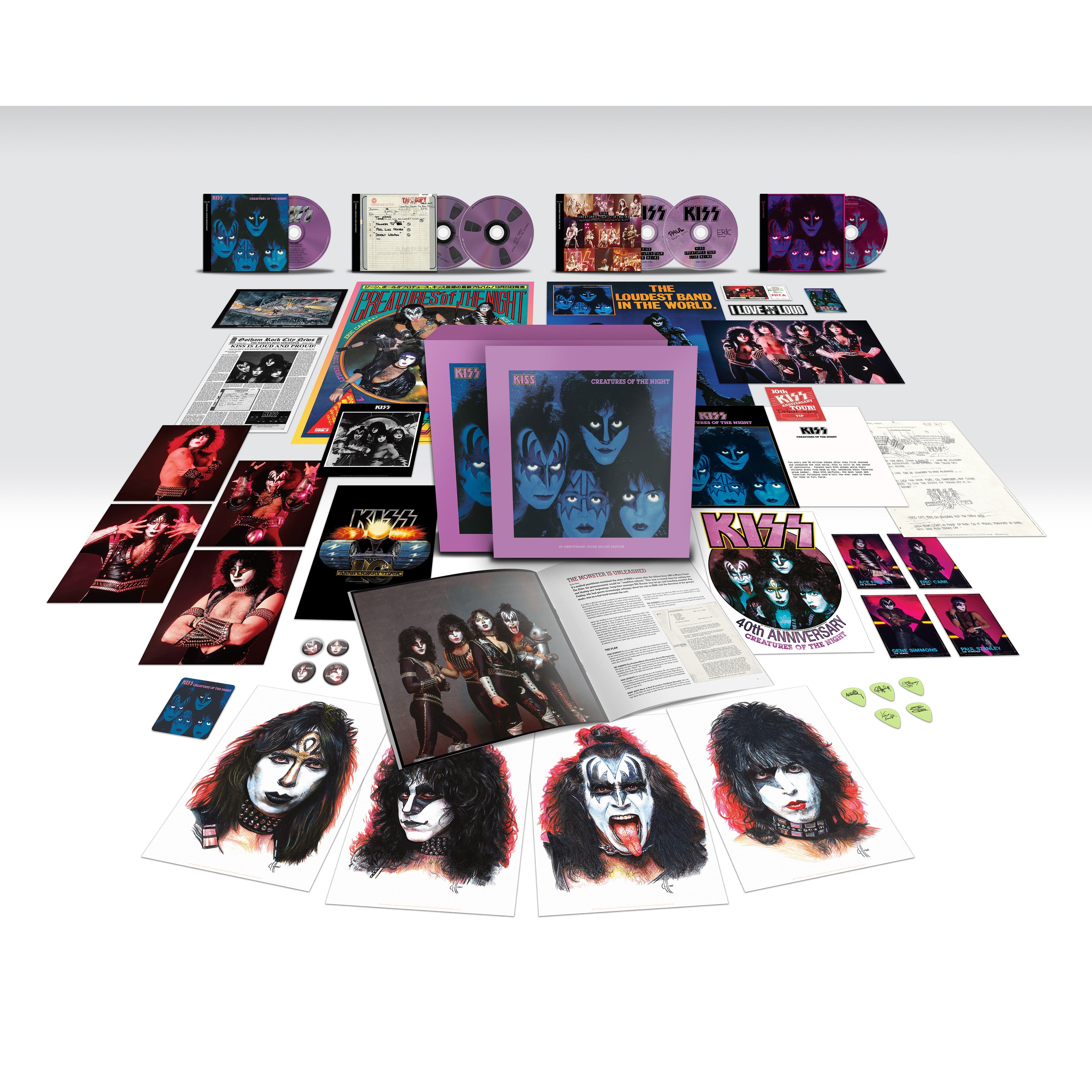 KISS Creatures Of The Night 5CD + Blu-Ray Super Deluxe Edition 243847