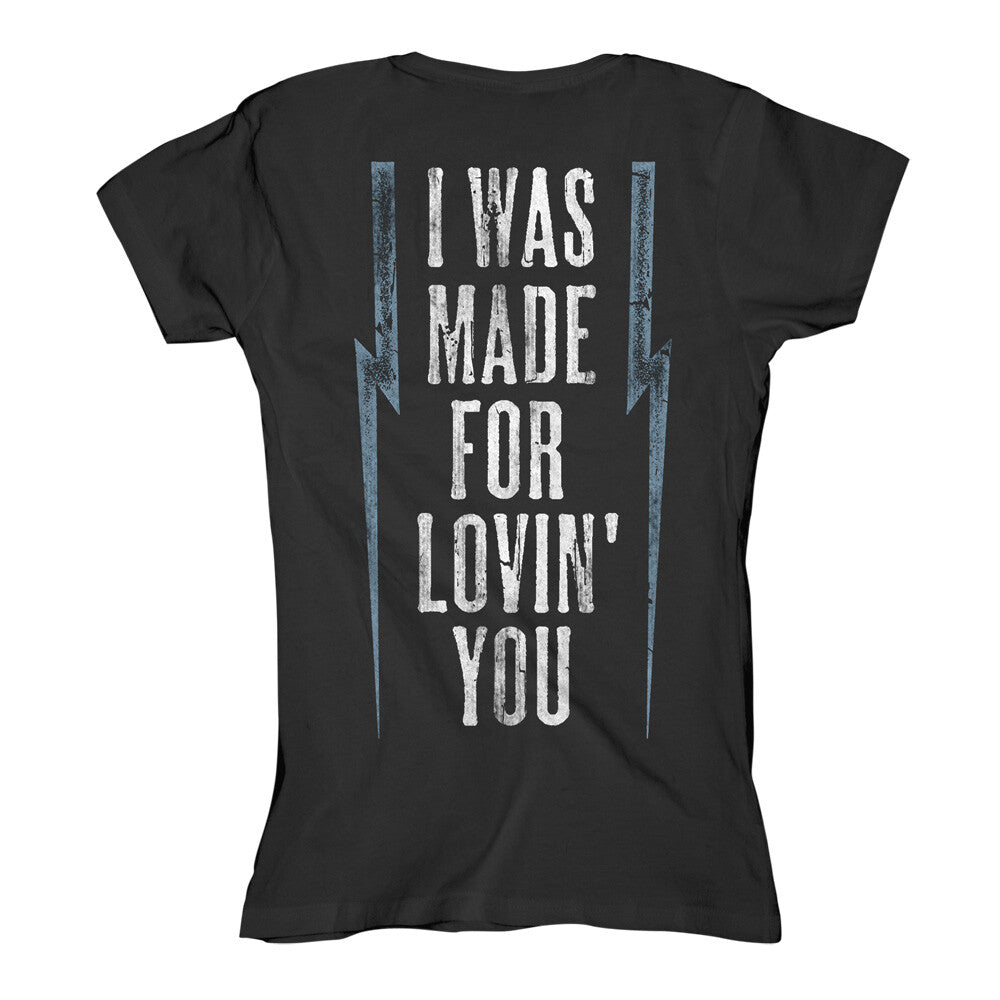 KISS I Was Made For Lovin You Girlie Shirt 22493