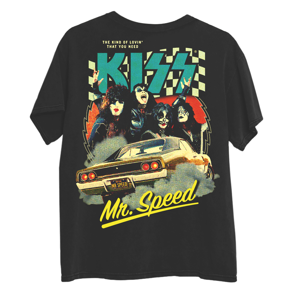 KISS Mr. Speed Black T-Shirt T-Shirt 462253