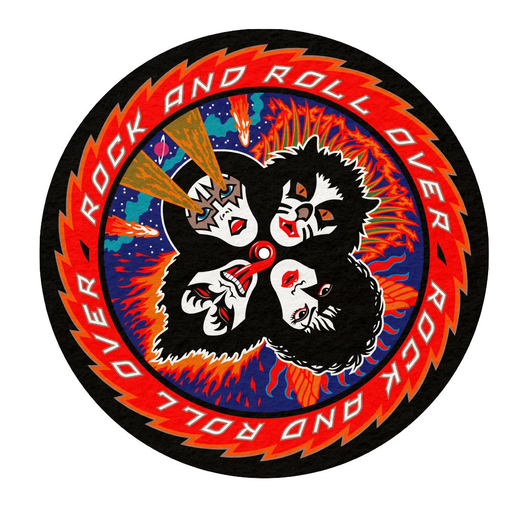 KISS Rock and Roll Over Blacklight Slipmat Slipmat 459067
