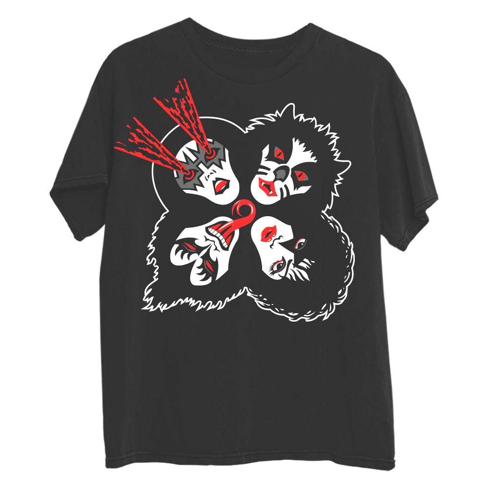 KISS Rock and Roll Over Glow in the Dark T-Shirt T-Shirt 459049