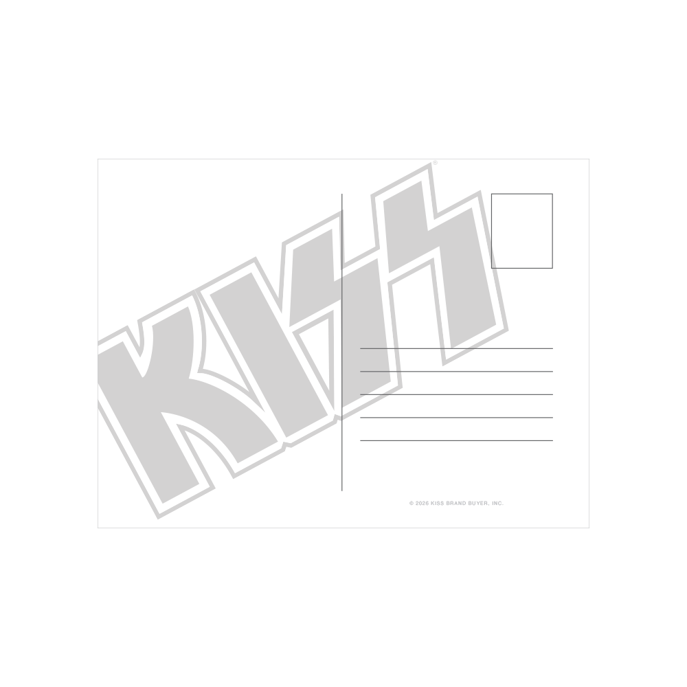 KISS Rock and Roll Over Postcard Set Postkarte 459065