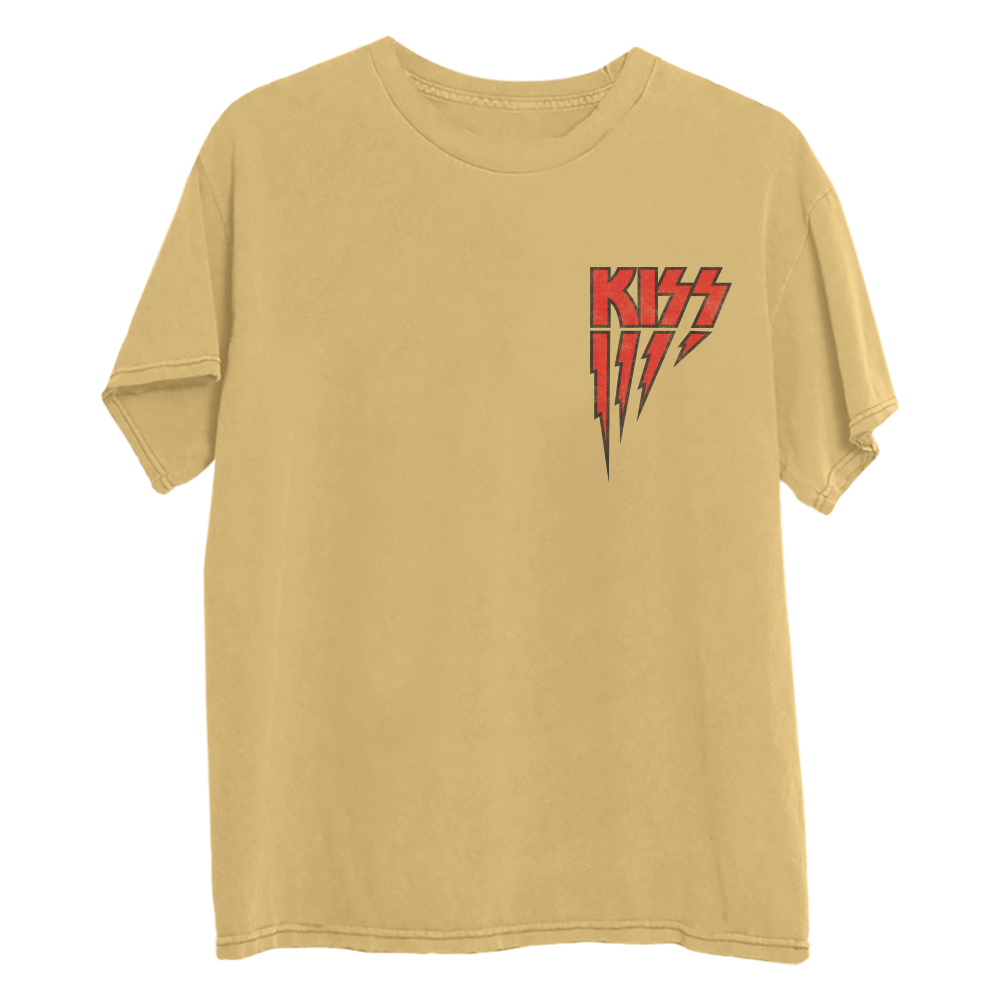 KISS Rock and Roll Over Yellow T-Shirt T-Shirt 459053