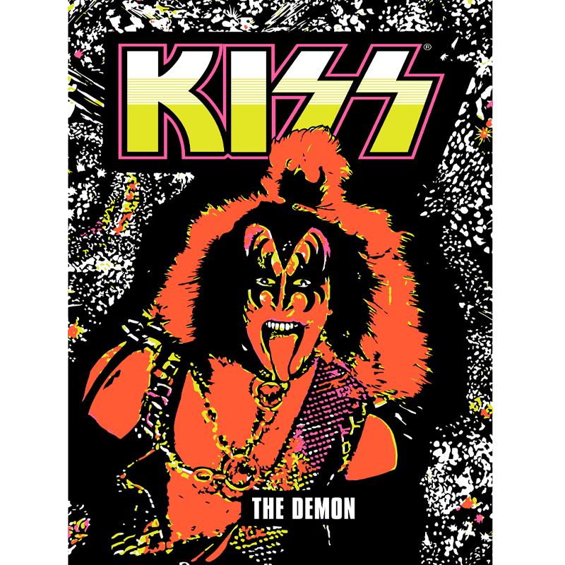KISS The Demon 80s Litho Poster 462507