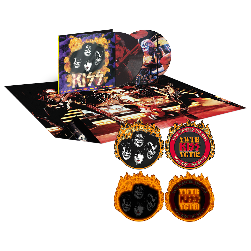 KISS You Wanted The Best, You Got The Best!! (30th Anniversary) 2LP Picture Disc - KISS Store Exclusive + Coin Vinyl-Bundle 457495