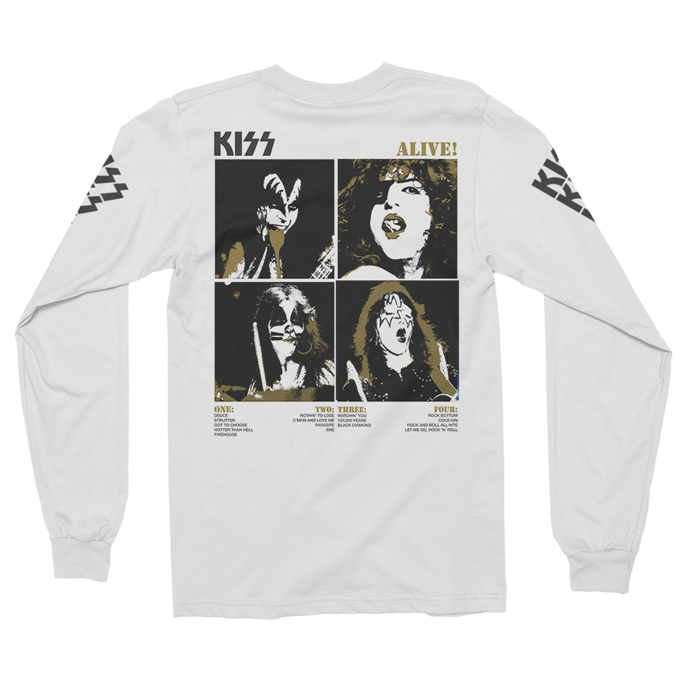 Kiss ALIVE! 50th Anniversary Long Sleeve Longsleeves 425814