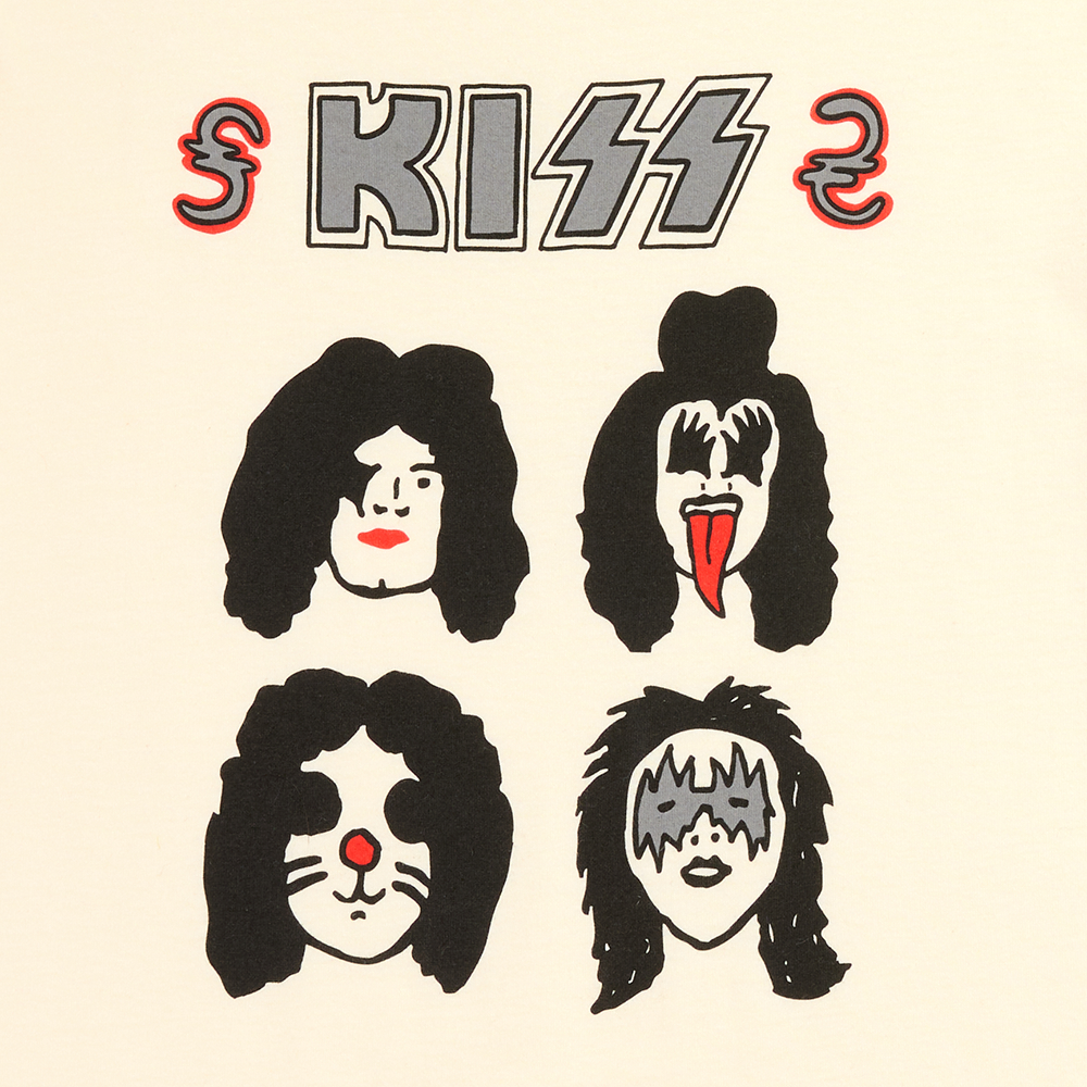 Kiss Back Cover Women's T-Shirt (Natural) Girlie Shirt 427650