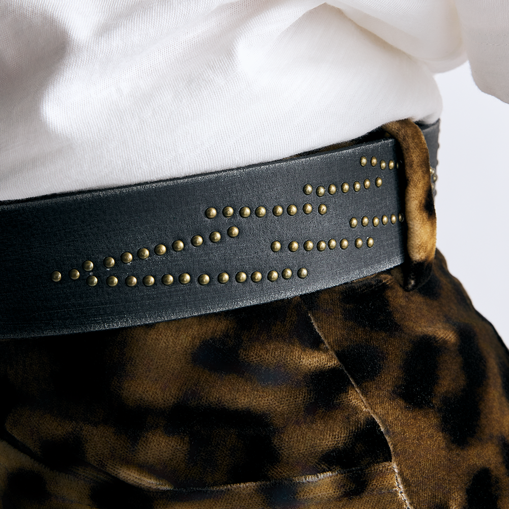 Kiss Beware! Leather Belt Gürtel 439073