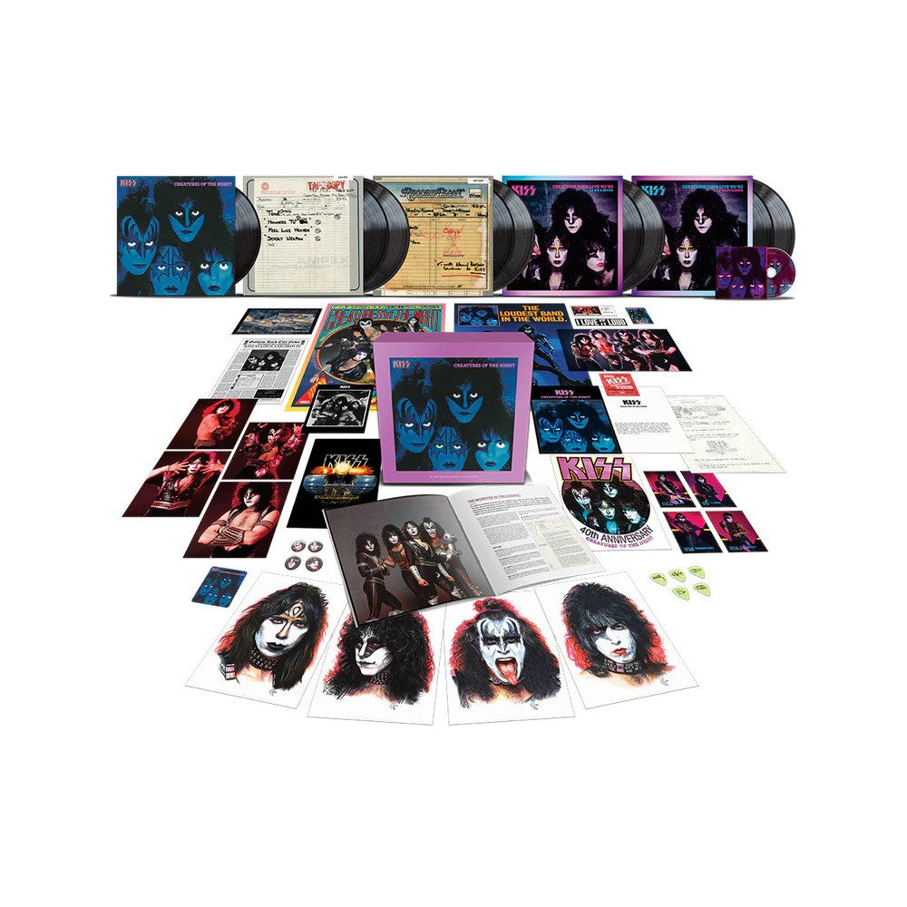 Kiss Creatures Of The Night 40th Anniversary 9LP Super Deluxe (Limited Edition 180g Black Vinyl) Vinyl-Box 414686