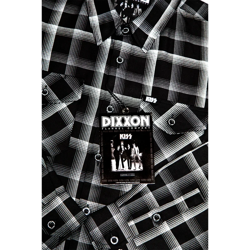 Kiss DIXXON DRESSED TO KILL ADULT FLANNEL Shirts 430933