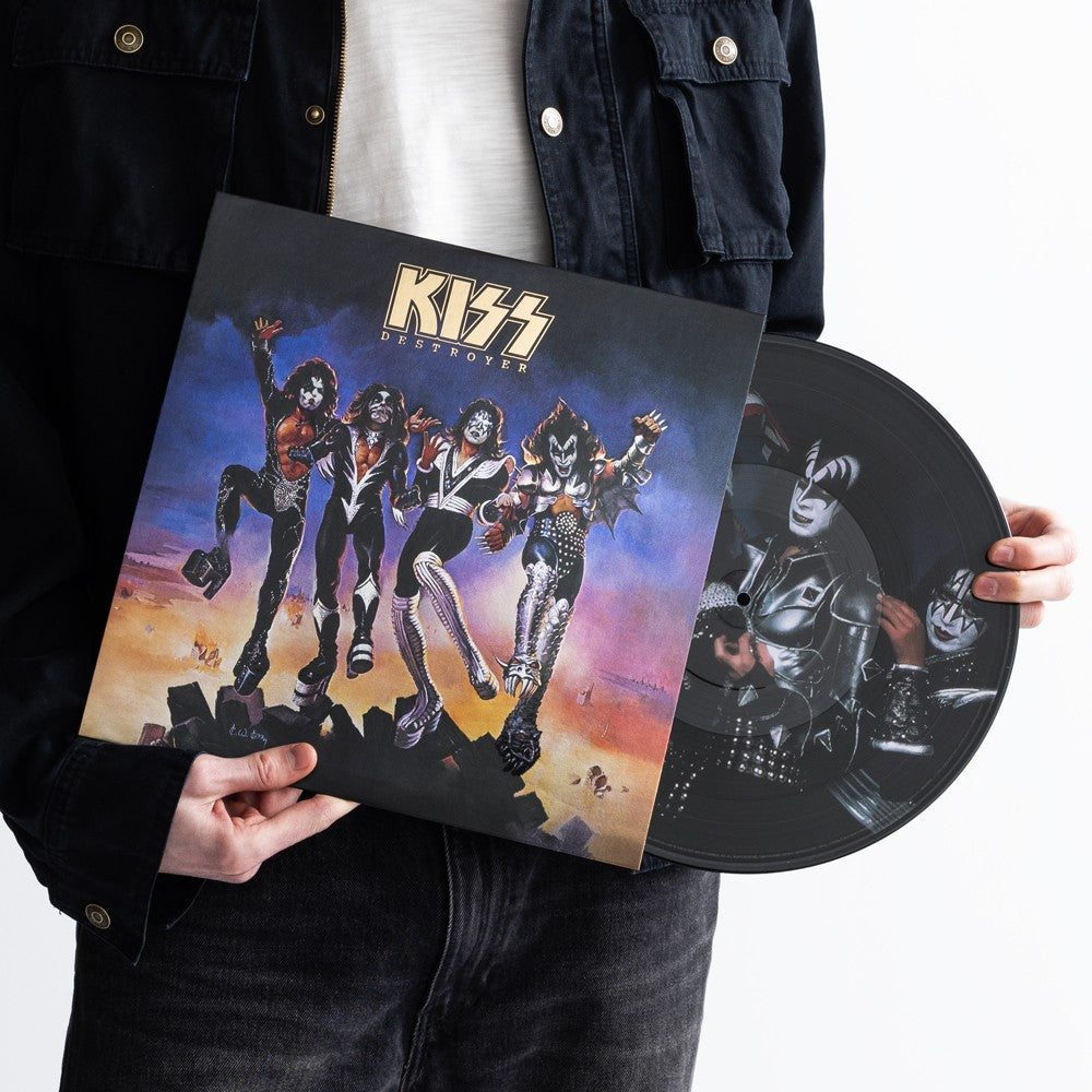 KISS DESTROYER レコード千枚限定レア５０周年TシャツセットMサイズ Destroyer 50th Anniversary Deluxe Picture Disc + Destroyer 50th