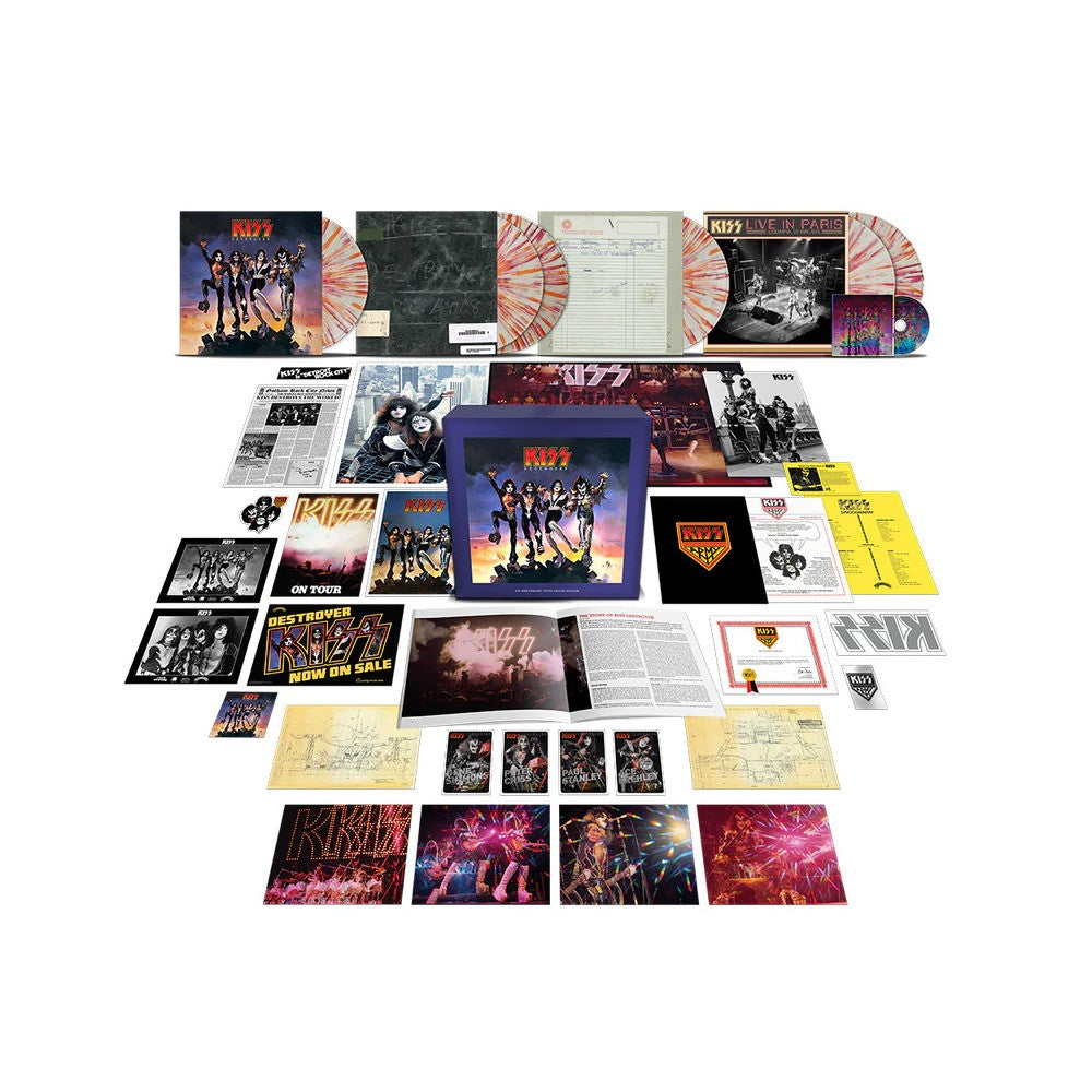 Kiss Destroyer 45th Anniversary 6LP Super Deluxe Premium Color LP (Limited-Edition) Vinyl-Box 414880
