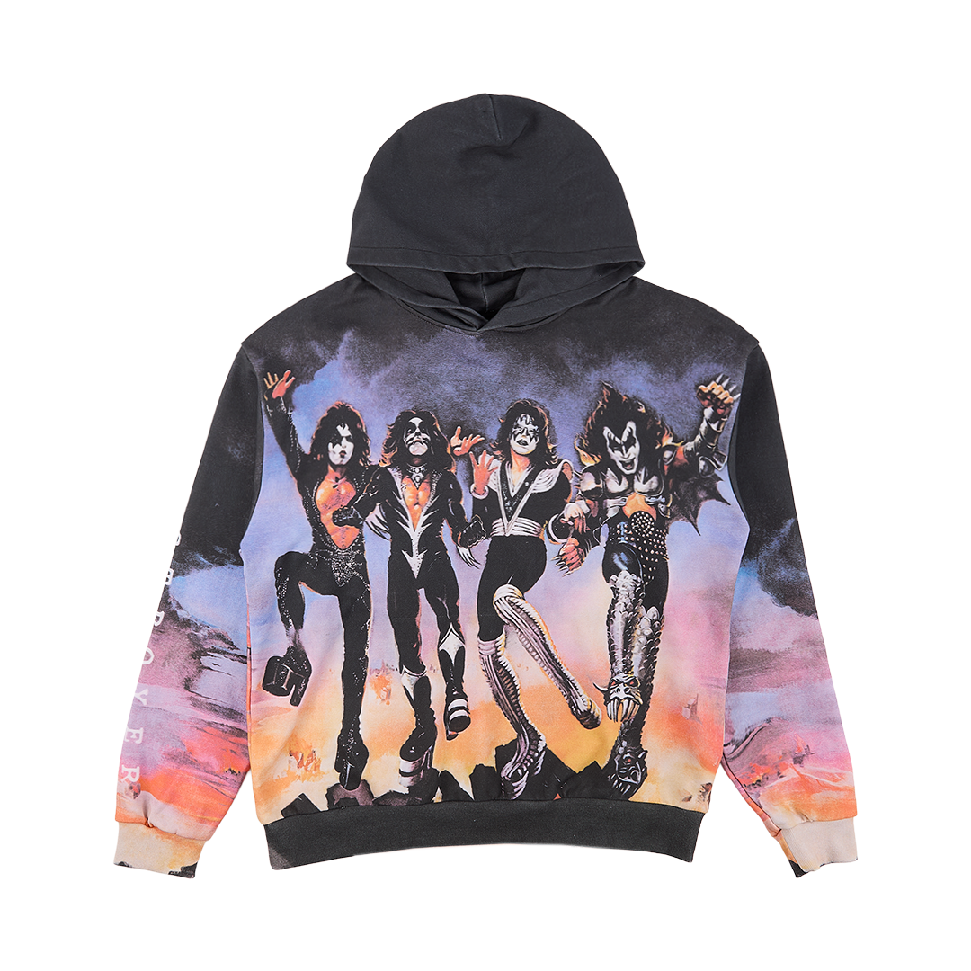 Kiss Destroyer 50th Anniversary Hoodie + Destroyer 50th Anniversary Shorts Sets 447628