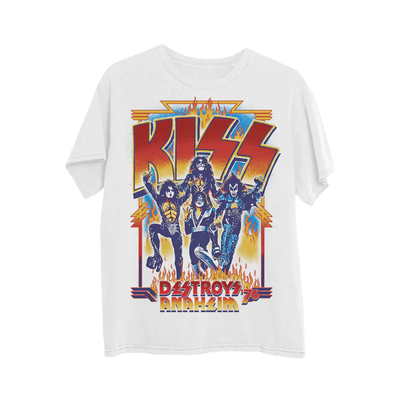 Kiss Destroys Anaheim 76’ T-Shirt T-Shirt 452052