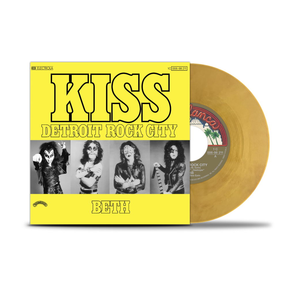 Kiss Detroit Rock City / Beth 7" + Detroit Rock City 1976 T-Shirt Vinyl 454025