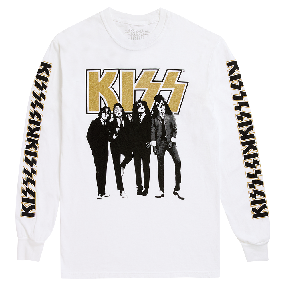 Kiss Dressed To Kill 50th Anniversary Long Sleeve T-Shirt Longsleeves 429514