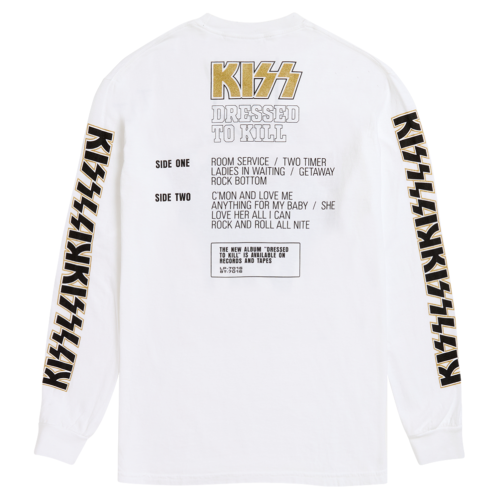 Kiss Dressed To Kill 50th Anniversary Long Sleeve T-Shirt Longsleeves 429512