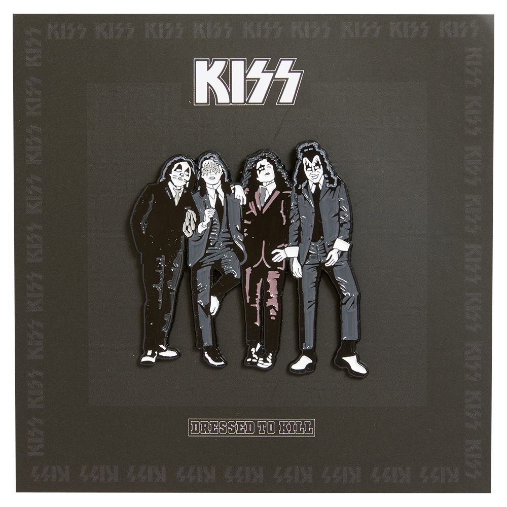 Kiss Dressed To Kill Pin Set Button-Pin 429558