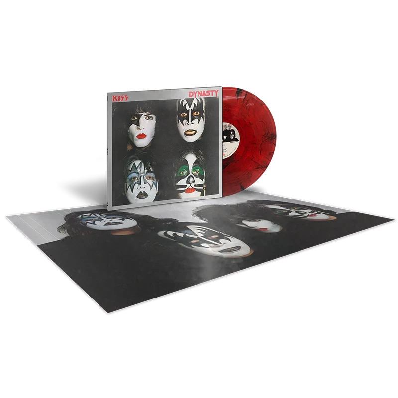 Kiss Dynasty 45th Anniversary 1LP Premium Red & Black Color Vinyl Vinyl 432281