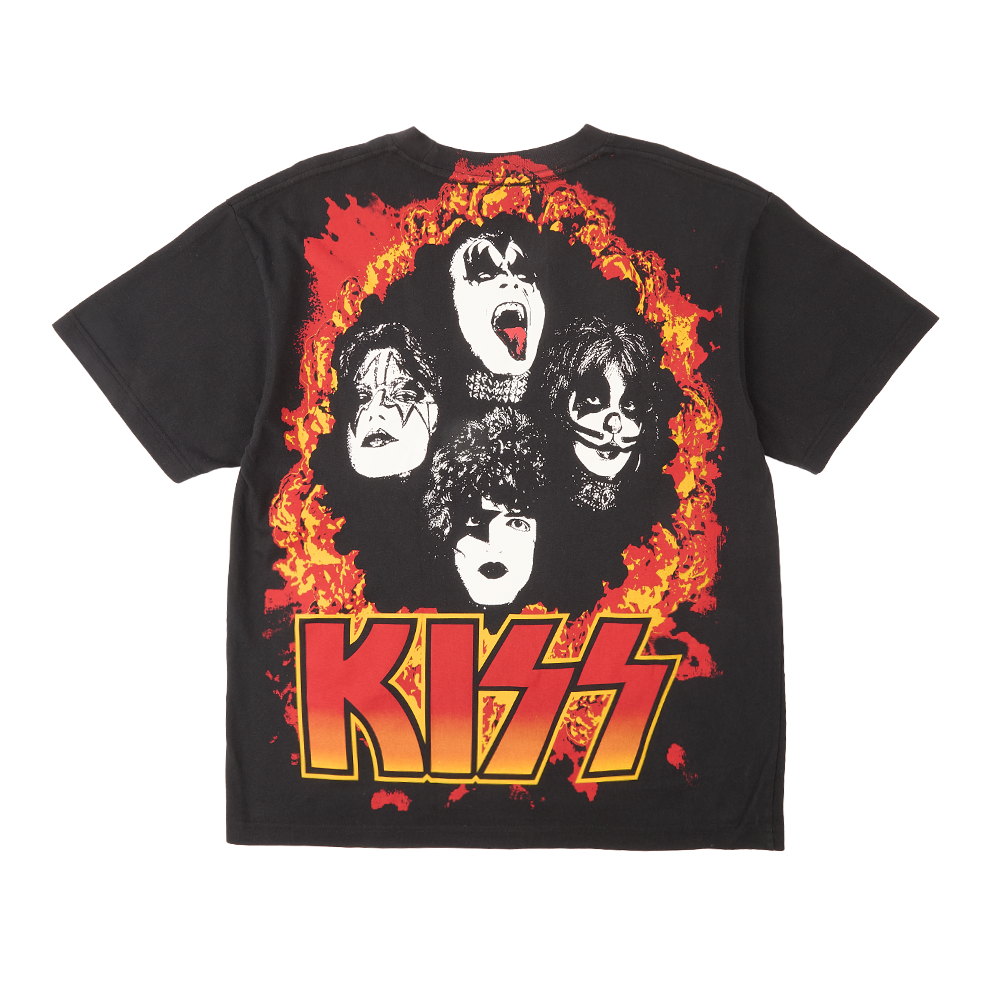 Kiss Flames and Flames All Over Print T-Shirt 447648
