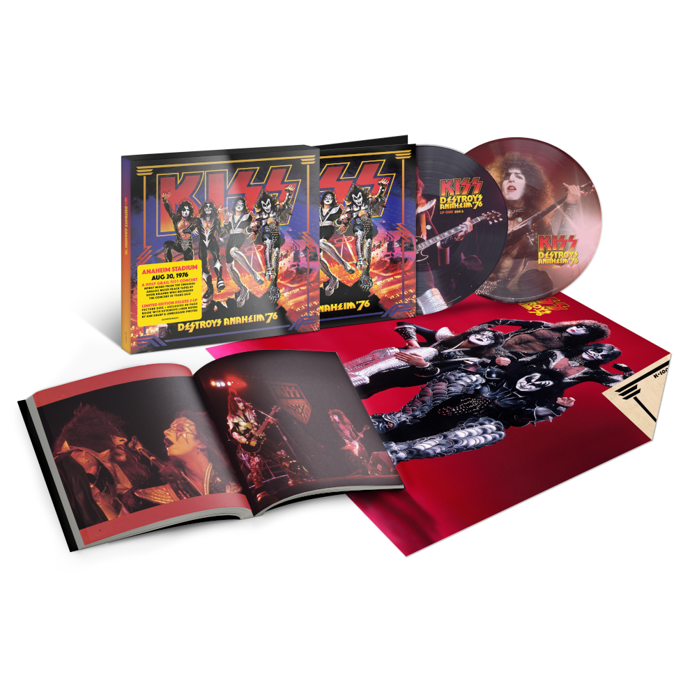 Kiss KISS Destroys Anaheim '76 2LP Picture Disc + Destroys Anaheim '76 Collectible Coin Vinyl 451962