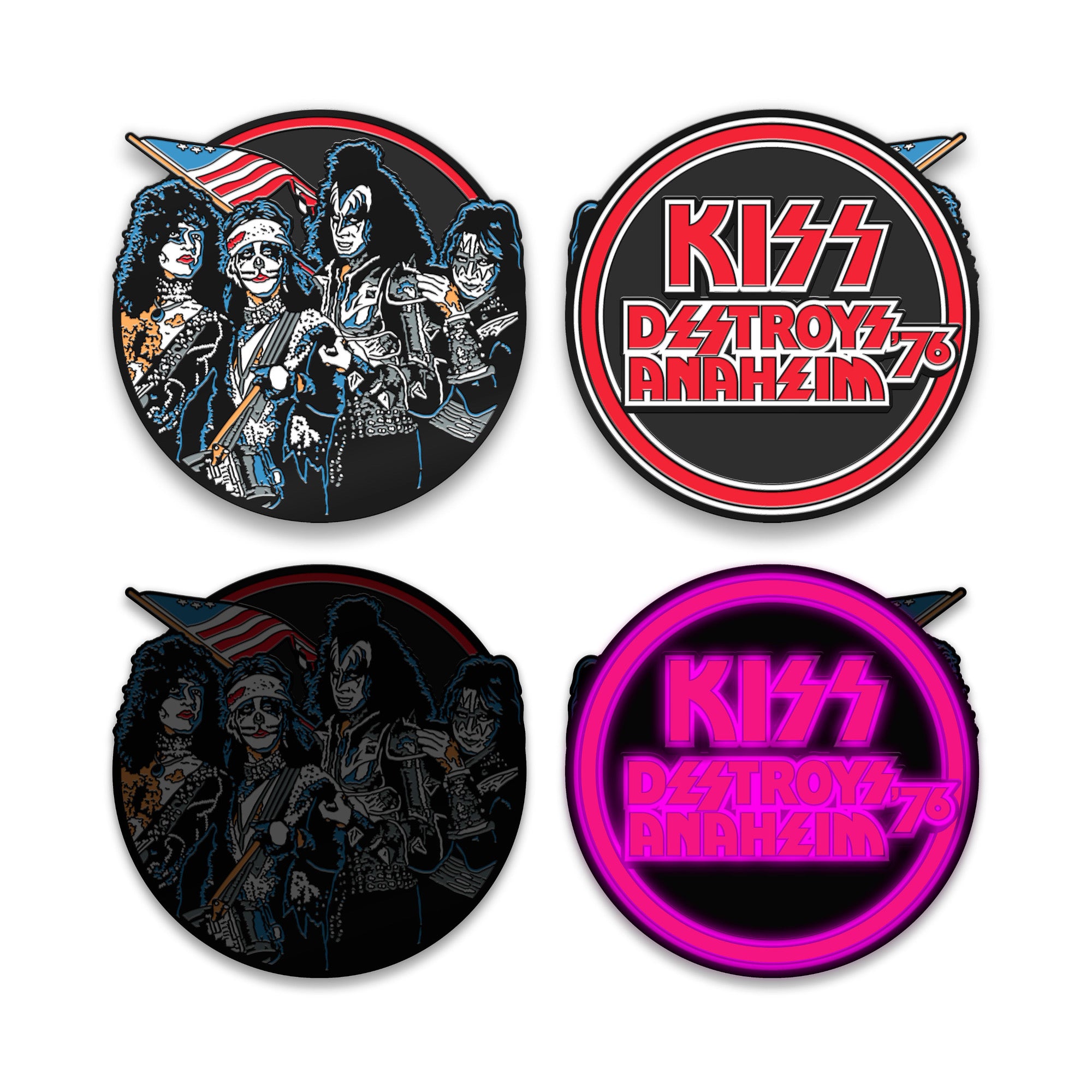 Kiss KISS Destroys Anaheim '76 2LP Picture Disc + Destroys Anaheim '76 Collectible Coin Vinyl 451964