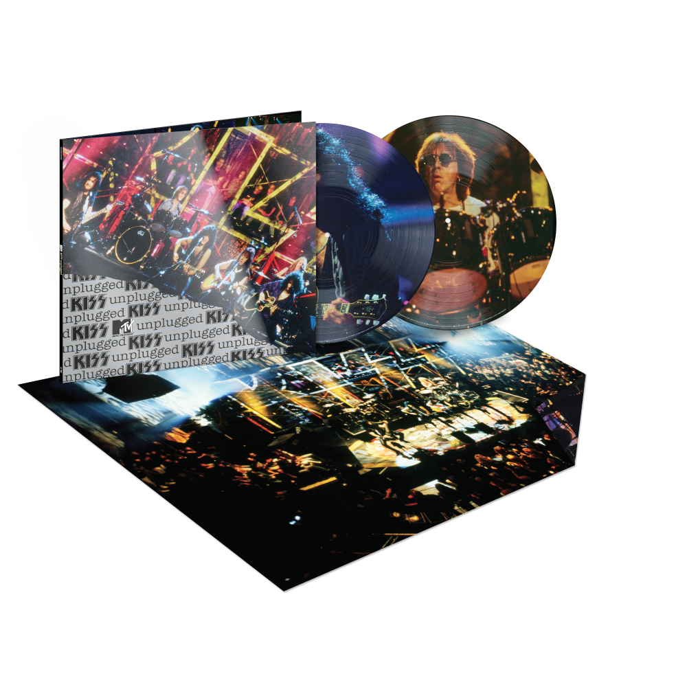 Kiss MTV Unplugged 30th Anniversary Deluxe 2LP Picture Disc (Limited Edition) + August 9th, 1995 Coin Vinyl-Bundle 449102