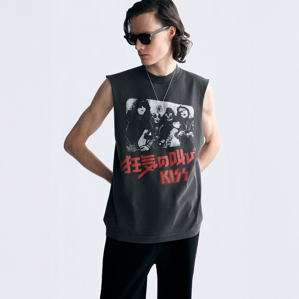 Kiss Shout It Out Loud Japan Cover Muscle Tee Tank Shirt 439029