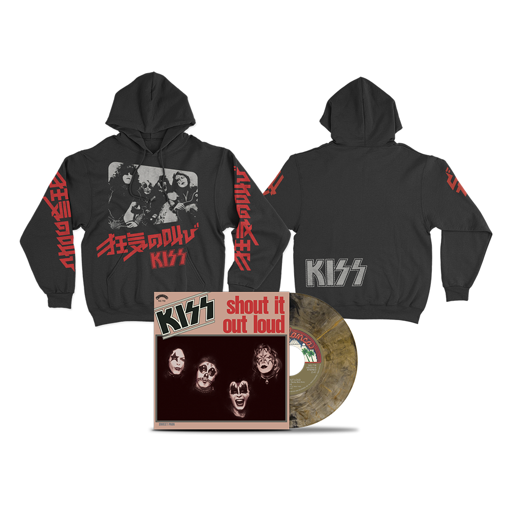 Kiss Shout It Out Loud / Sweet Pain 7" (Limited Edition) + Shout It Loud Japan Cover Pullover Hoodie 7" + Hoodie 437451