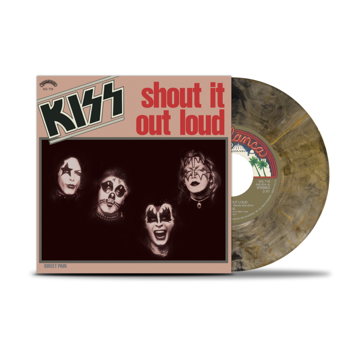 Kiss Shout It Out Loud / Sweet Pain 7" (Limited Edition) + Shout It Loud Japan Cover Pullover Hoodie 7" + Hoodie 437453