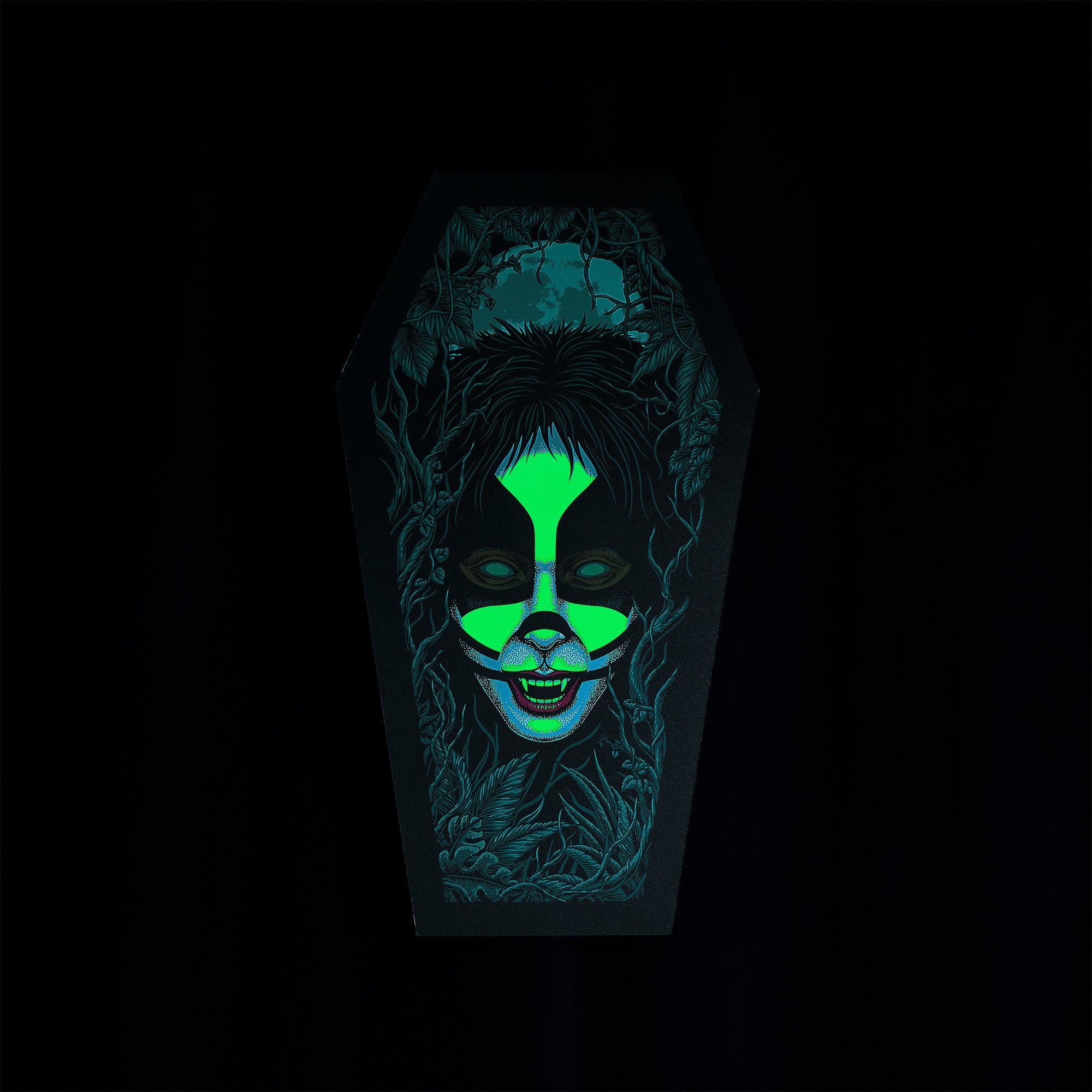 Kiss The Catman Coffin Poster (Screen Printed + Glow In The Dark) Poster 422328