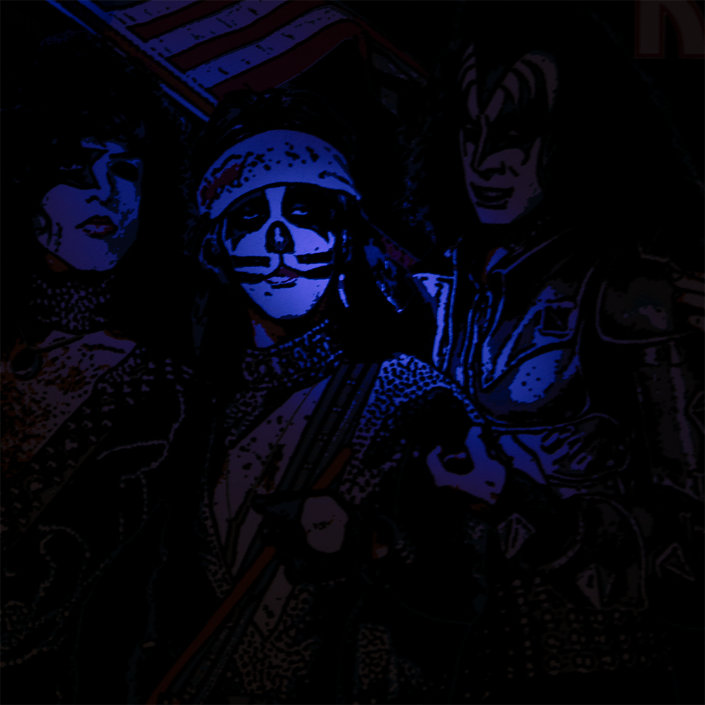 Kiss The Spirit of '76 Blacklight Screenprinted Serigraph Poster Poster 451462