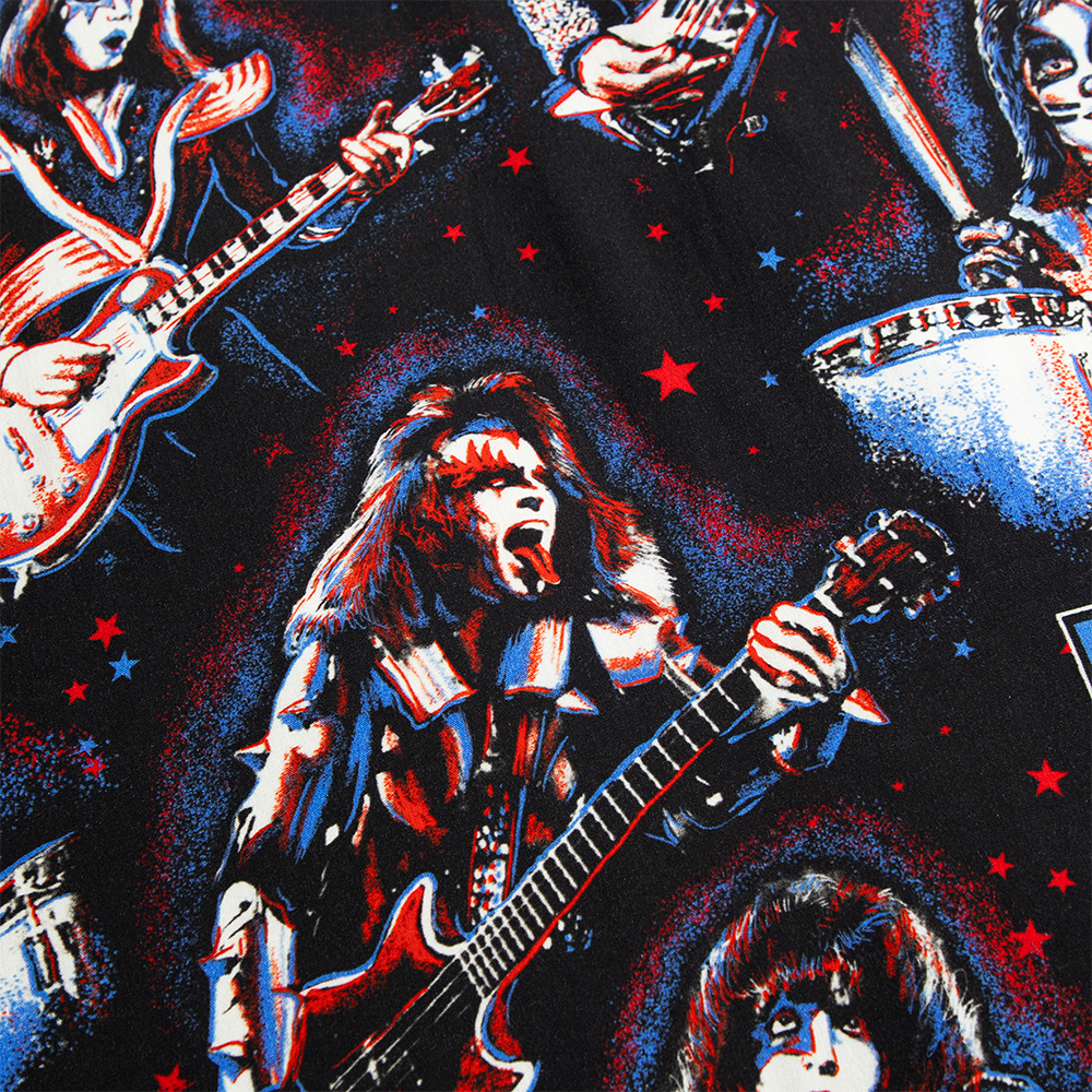 Kiss The Spirit of '76 Cabana Shorts Shorts 451478