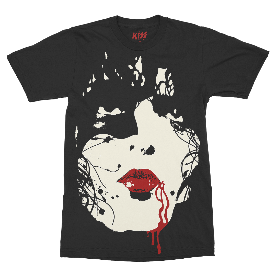 Kiss The Starchild Blood T-Shirt T-Shirts 421922
