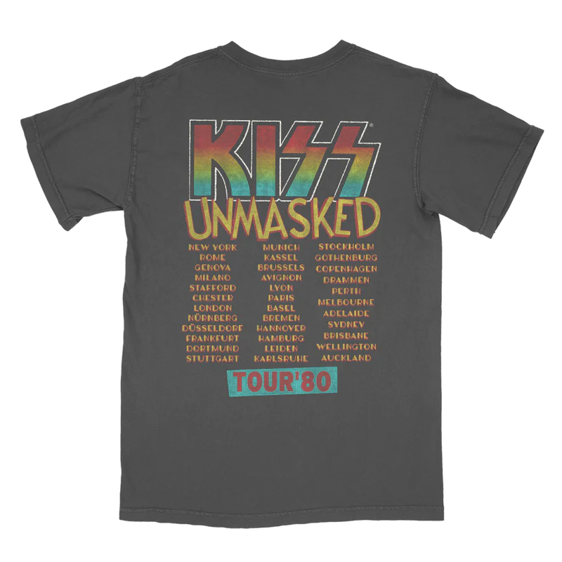 Kiss Unmasked Tour 80 T-Shirt T-Shirt 413618